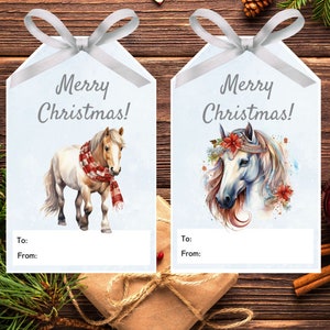 horse gift tags