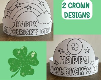 Corone Bianche Craftplay Per Decorare - 12 Pezzi In 6 Design - Regolabili Per Bambini E Adulti