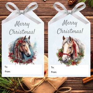 horse gift tags