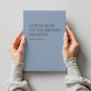 Christian Memory Journal Grief Hardcover Notebook Loss of Mother Father Daughter Son Memorial Remembrance Faith Keepsake Diary God is Near image 10
