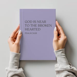 Christian Memory Journal Grief Hardcover Notebook Loss of Mother Father Daughter Son Memorial Remembrance Faith Keepsake Diary God is Near image 9