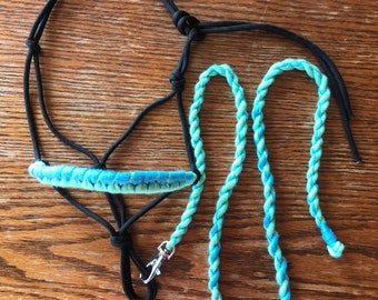 Hobby horse halter, Hobby Horse Rope halter and lead rope set, Hobby Horse tack set, hobby horse accessories