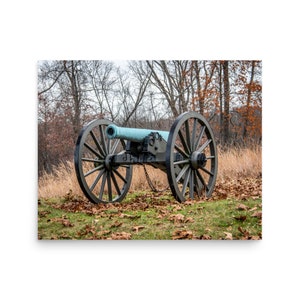 Civil War Cannon, Gettysburg Battlefield, Civil War Photograph, Military Art