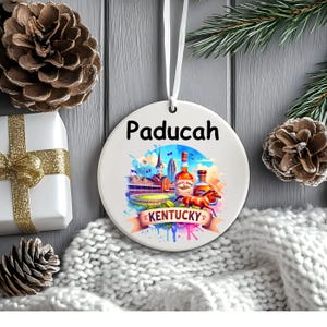 Kentucky State Ornament-Kentucky Travel Souvenir-Kentucky Christmas Ornament-Home State gift-Personalized Kentucky State Ornament-Kentucky