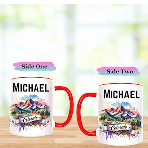 Colorado Coffee Mug: Personalized Souvenir Gift