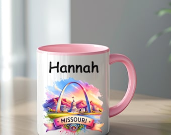 Personalized Missouri Coffee Mug: Custom Missouri State Gift