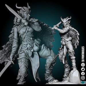 Satyr/Faun Warrior - Premium 4k Plant Based Resin 3D Printed Miniature, TableTop Gaming, Dungeons and Dragons Fantasy Creature Figure, Gift