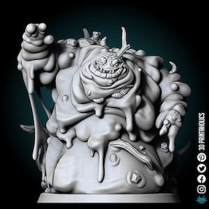 Elemental Mud - Premium Plant Based Resin 3D Printed Miniature, TableTop Gaming, Dungeons and Dragons Fantasy Creature Figure
