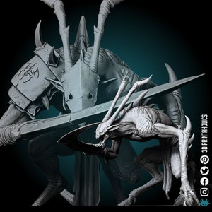 Infernum Soldat - Premium 4k Plant Based Resin 3D gedruckte Miniatur, TableTop Gaming, Fantasy Kreatur Figur, Lord of the Print
