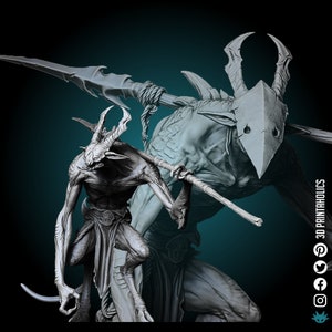 Infernum Soldat - Premium 4k Plant Based Resin 3D gedruckte Miniatur, TableTop Gaming, Fantasy Kreatur Figur, Lord of the Print