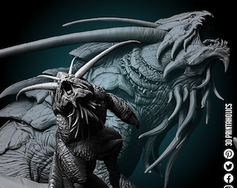 Ship Breaker (Kraken) - Premium Plant Based Resin 3D Printed Miniature, TableTop Gaming, Dungeons and Dragons Fantasy Creature Figure, Gift