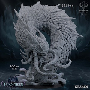 Storm Titan Kraken - Premium 12k Quality | Highly Detailed Figures | Fantasy RPG Characters | Tabletop Gaming Models