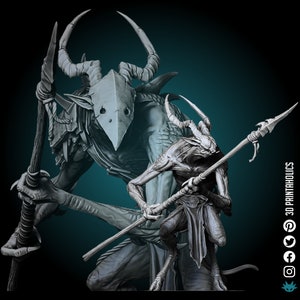 Infernum Soldat - Premium 4k Plant Based Resin 3D gedruckte Miniatur, TableTop Gaming, Fantasy Kreatur Figur, Lord of the Print