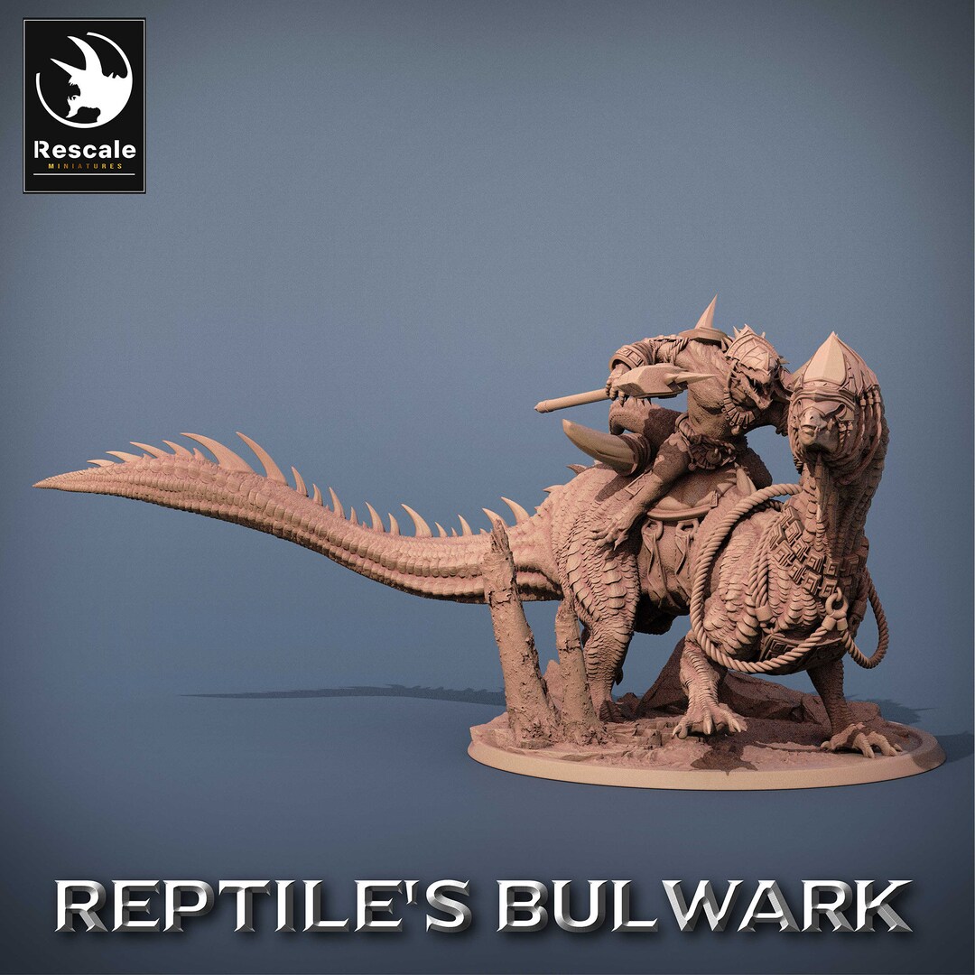 Lizardmen Rider/saddle/no Rider - Premium 12k Quality | Highly Detailed ...