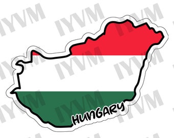Hungarian Coat Of Arms Sticker Decal - Self Adhesive Vinyl - Weatherproof - Made In - Foto 8