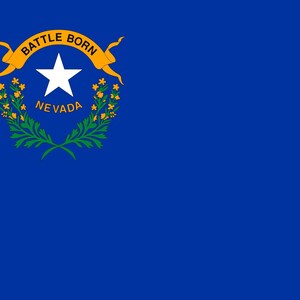 Calcomanía de la bandera del estado de Nevada / Estado de Nevada de EE. UU. / Ciudad de Carson / El estado de plata / Estado de Battle Born / Estado de artemisa / Estado de casino