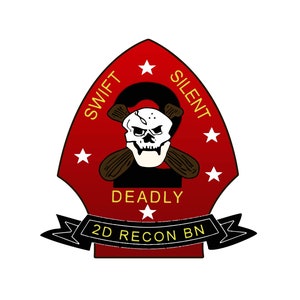 US Marine Corps Badge Sticker Decal 2nd Reconnaissance Battalion Chimera Auto Sticker Bumper Sticker voor Auto Embleem