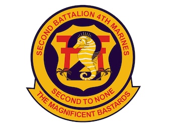 Stickers Decal for US Marine Corps Badge 2nd Battalion 4th Marines Magnificent Bastards Car Sticker Bumper Sticker for Car Emblem