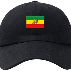 Drapeau Rasta Casquette de baseball noire Rastafari Rastafarianisme Jamaïque Rasta reggae Caraïbe Légalisation Marijuana Weed