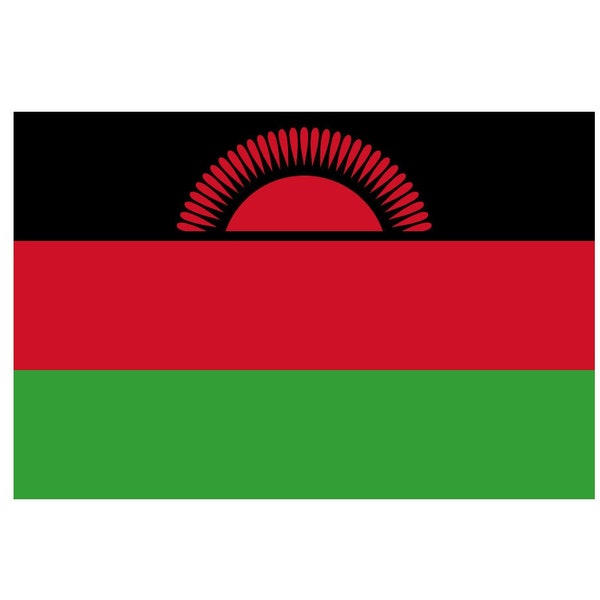 Malawi Flag Sticker Decal