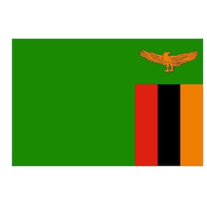 Zambia Flag Sticker Decal