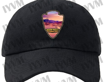 Death Valley National Park Baseball Cap Hat Hook & Loop Closure - US National Parks Series