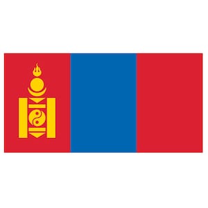 Mongolia Flag Sticker Decal