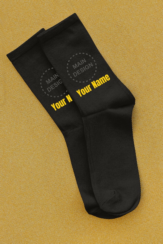 black dress socks with designs Dress Socks - Black Hawk Design