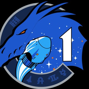 NASA SpaceX Crew-1 missie patch sticker sticker NASA commerciële bemanning vlucht USCV-1 bemanning-1
