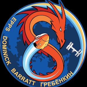 NASA SpaceX Crew-8 missie patch sticker sticker NASA commerciële bemanningsvlucht