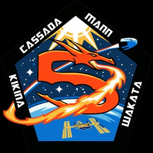 NASA SpaceX Crew-5 Mission Patch Sticker Decal NASA Commercial Crew Flight