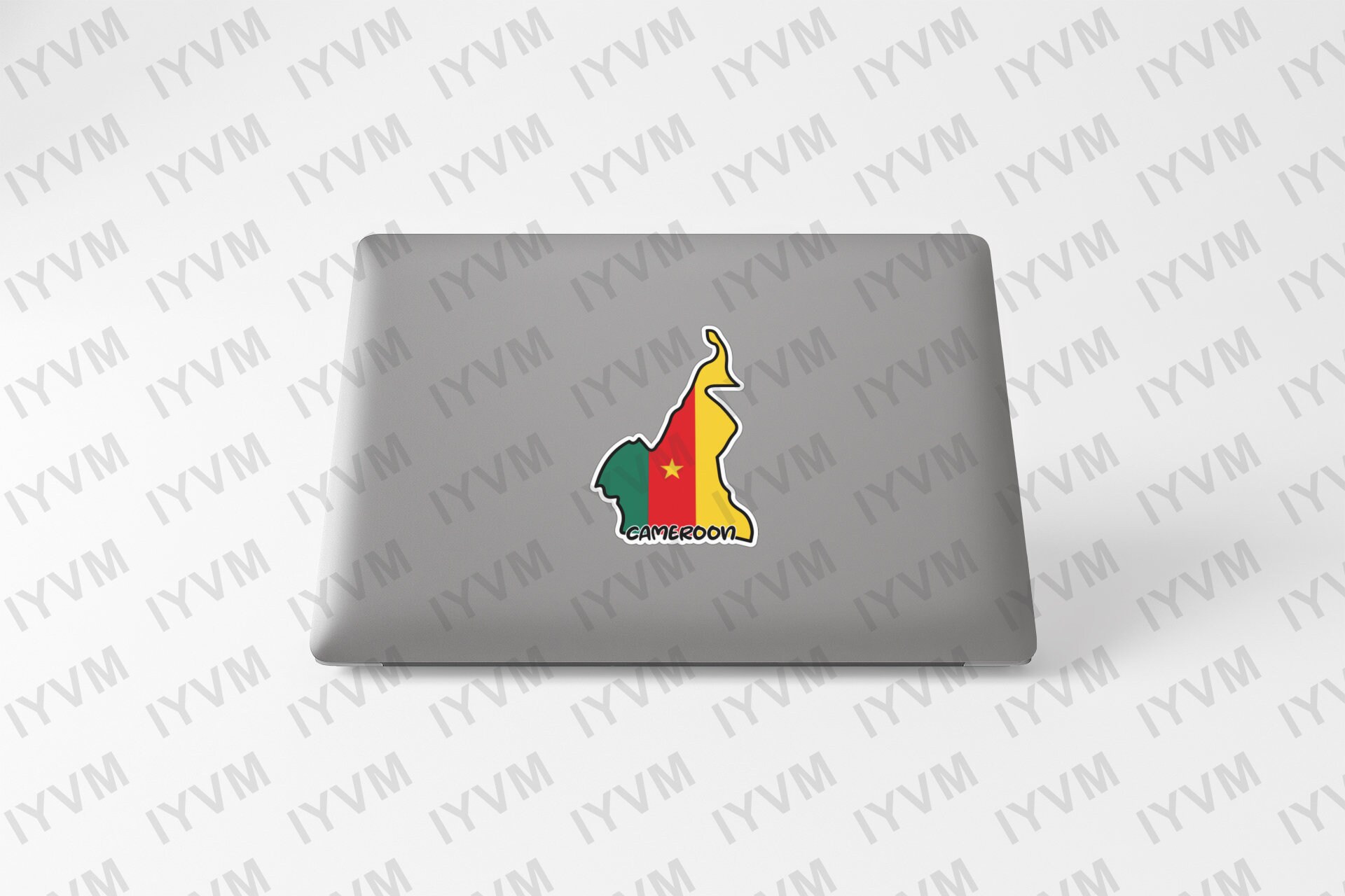 Cameroon Map Flag Sticker Decal / Republic of Cameroon / Yaoundé / Paix ...