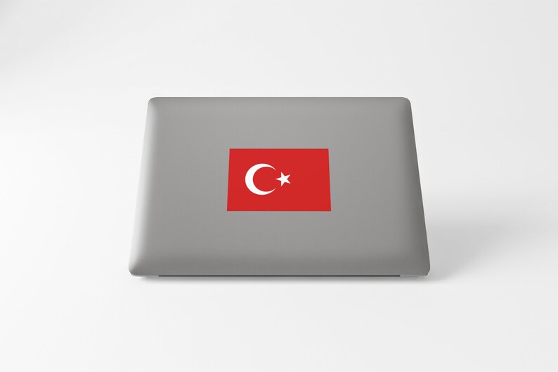 Turkce Sticker Turkey Flag Sticker Decal / Republic of Turkey / Türkiye Cumhuriyeti ...