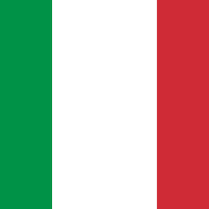 May include: The flag of Italy, featuring three vertical stripes of green, white, and red.