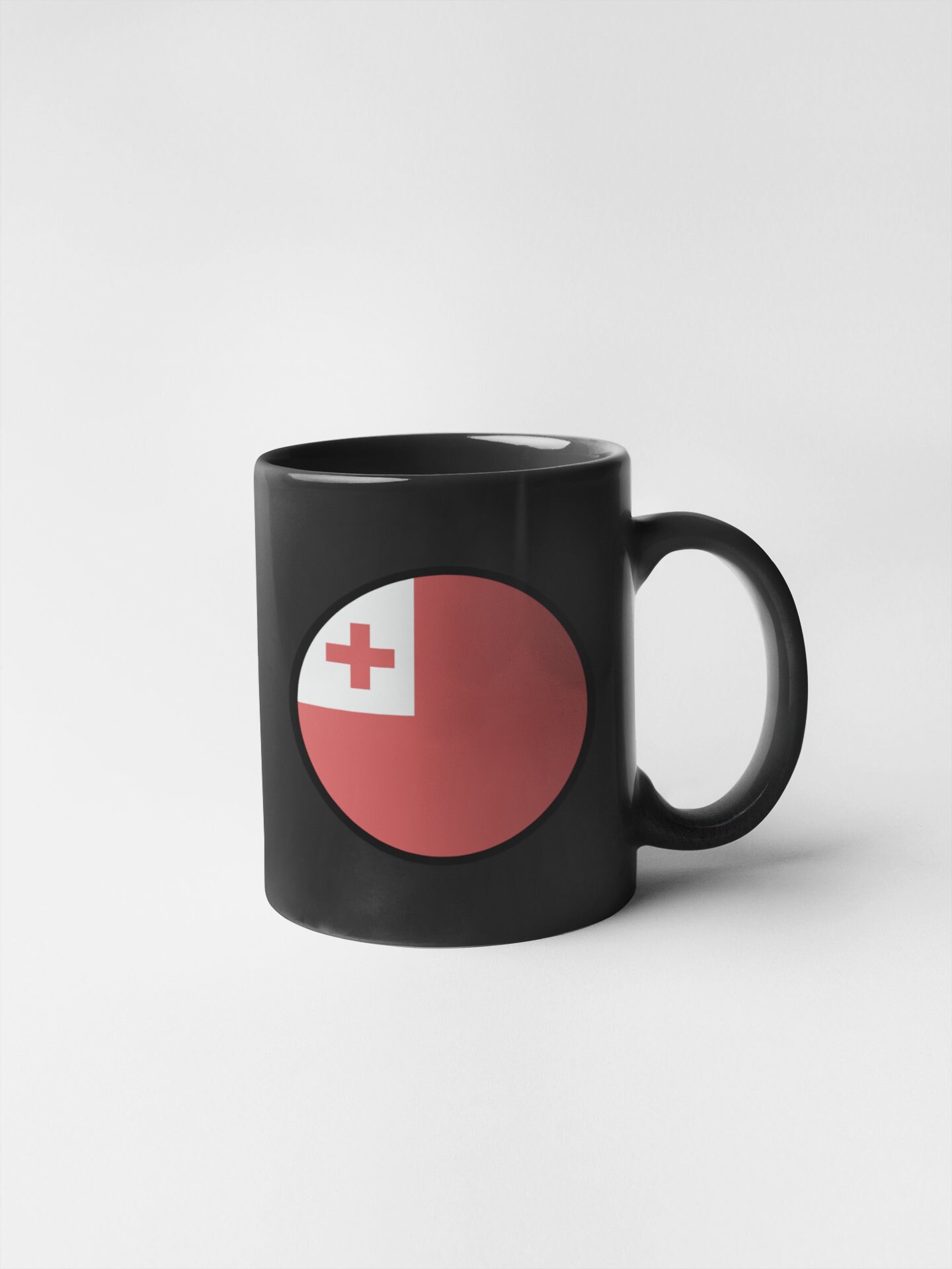 Tonga Flag Circle Sticker Decal - Etsy