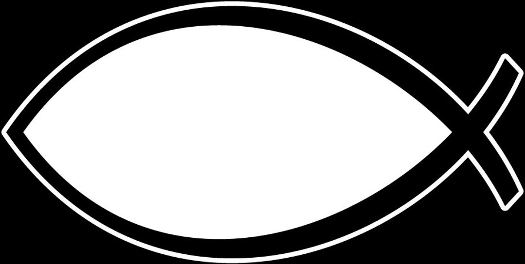 Christian Fish Ichthys Decal Sticker Vinyl Decal God Jesus Holy Spirit ...