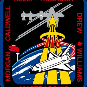 NASA STS-118 missie patch sticker sticker Endeavour NASA Space Shuttle missie