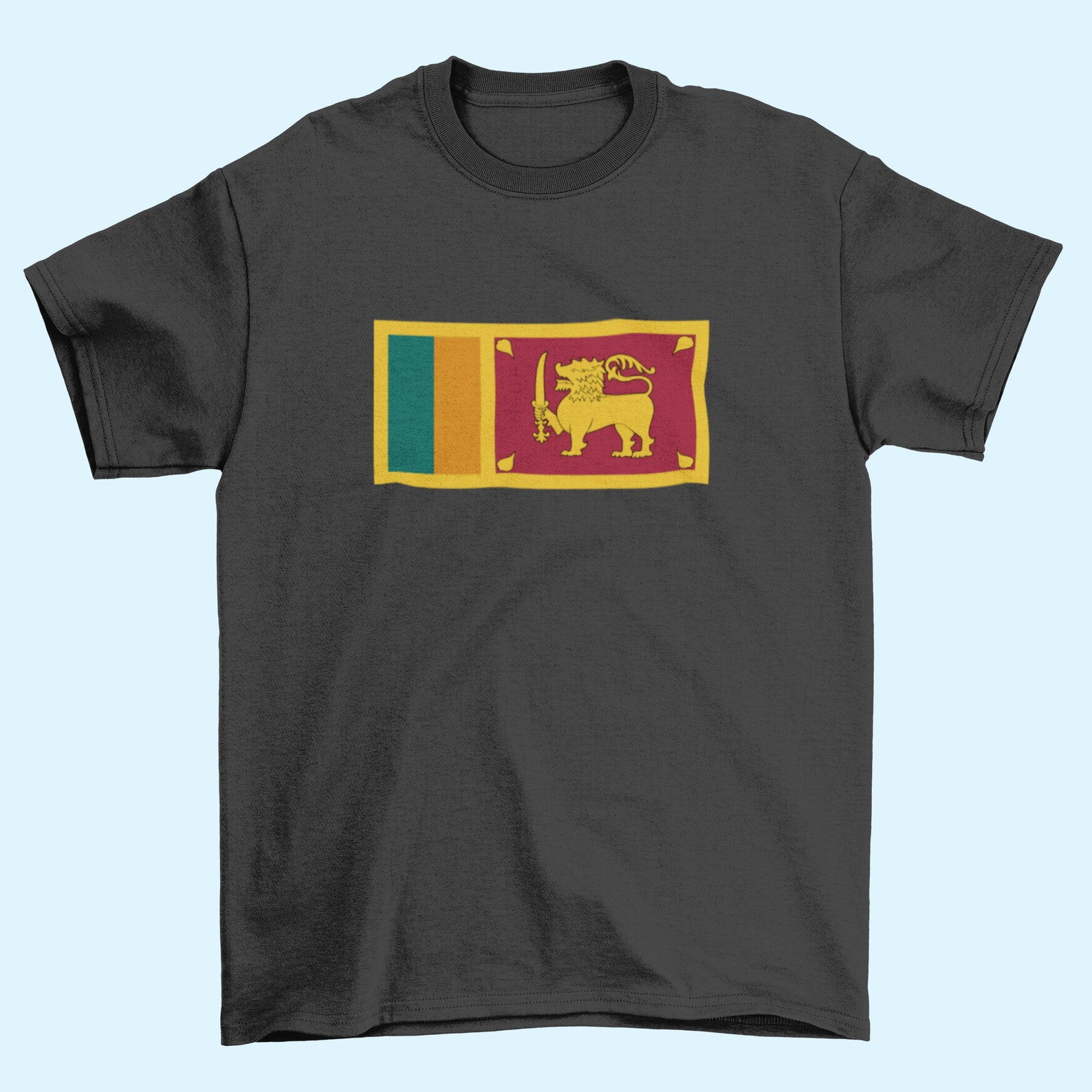 Sri Lanka Flag Iron on Heat Transfer Vinyl HTV / Democratic Socialist ...