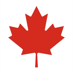 Decalque adesivo com bandeira do Canadá / A mari usque ad mare / Ottawa / Canadense / Folha de bordo