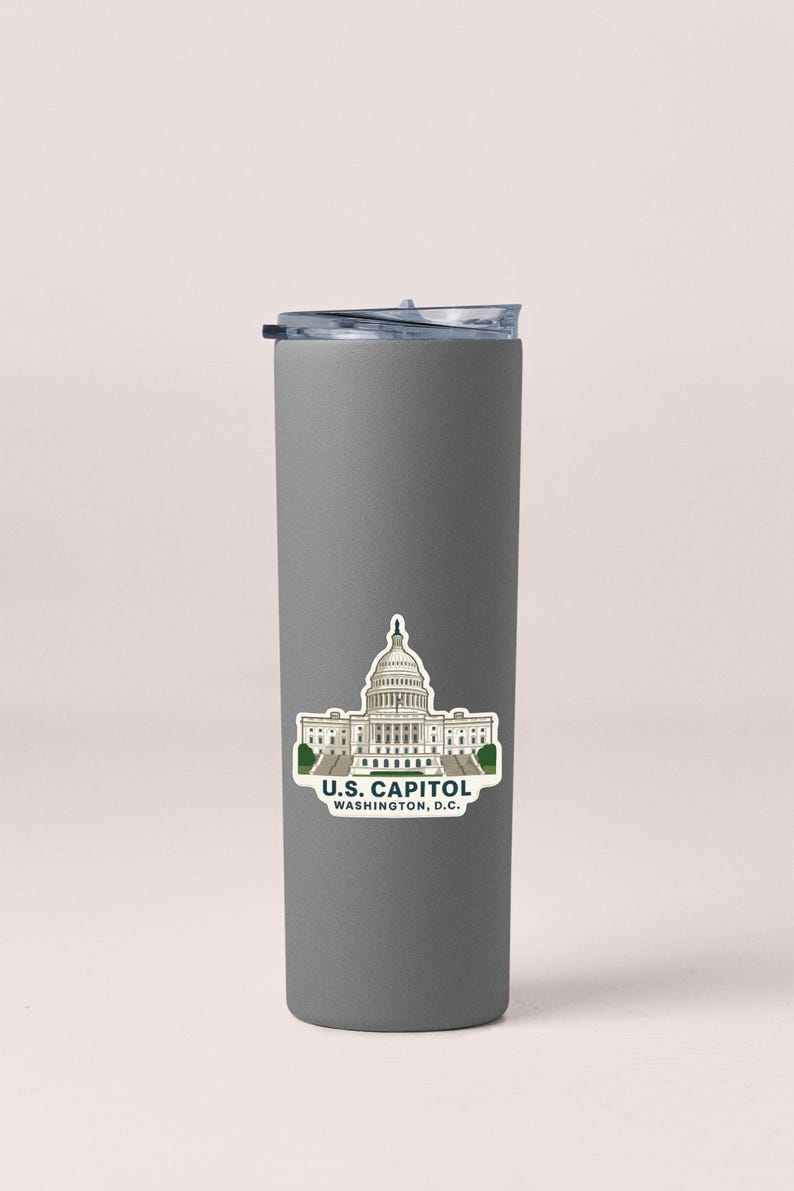 U.S. Capitol Washington DC Sticker Decal Vinyl Die-cut Symbolic ...