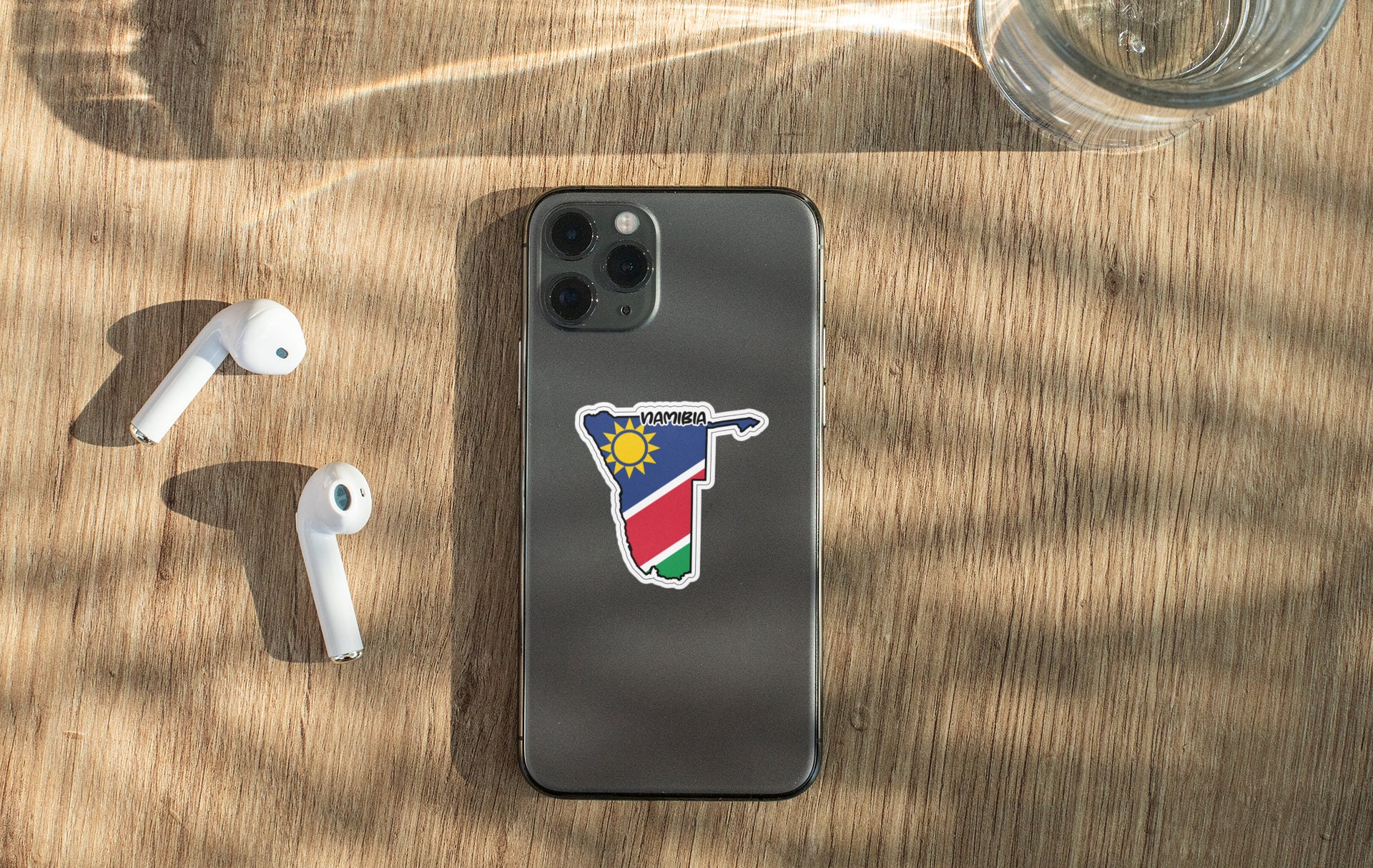 Nimibia Sticker Namibia Map Flag Sticker Decal - Etsy