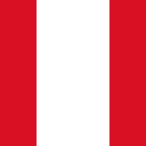 Peru Flag Sticker Decal / Republic of Peru / República del Perú / Lima