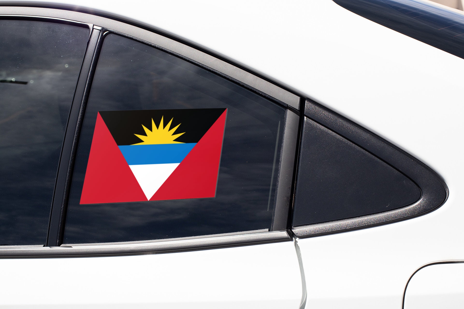 Antigua and Barbuda Flag Sticker Decal - Etsy