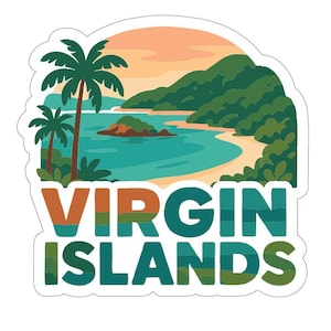 Virgin Islands National Park Decal Sticker - US National Parks Series