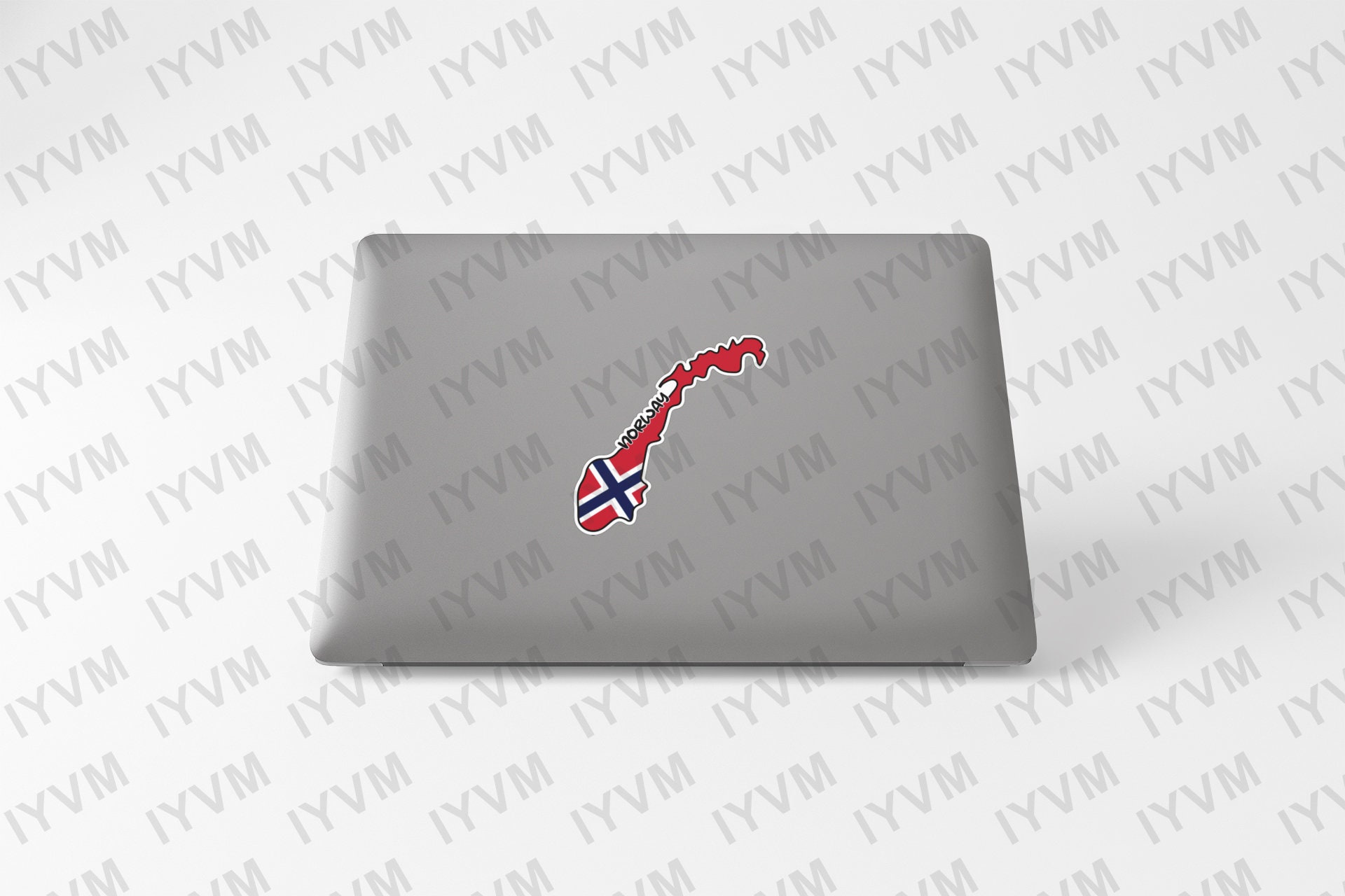 Pegatina Vinilo Noruega Mapa Y Bandera | Kongeriket Norge | Calcomanía Para Parachoques