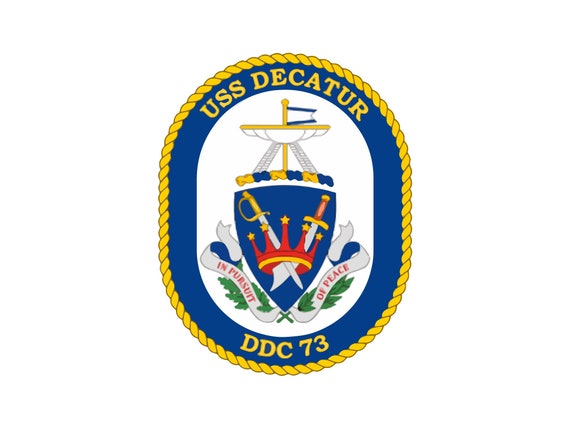 Uss Decatur Insignia Logotipo De Ddc Suiza