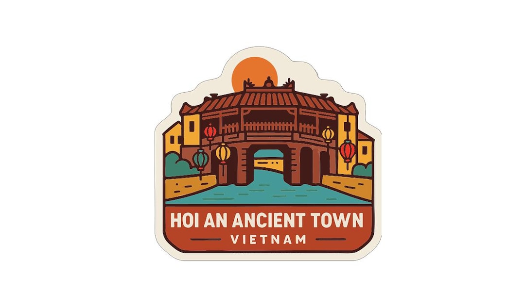 Hoi Sticker Hoi an Ancient Town Vietnam Sticker Decal Vinyl Die-cut Symbolic ...