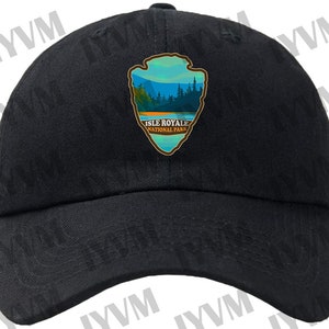 Isle Royale National Park Baseball Cap Hat Hook & Loop Closure - Etsy