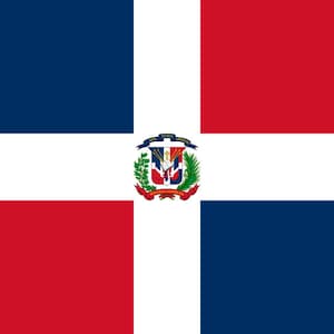 Dominican Republic Flag Iron On Heat Transfer Vinyl HTV / República Dominicana / Dios, Patria, Libertad / Santo Domingo