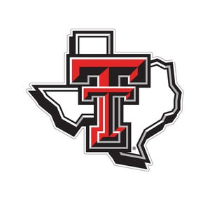 Texas Tech Red Raiders TTU Car Decal Vinyl Decal University Monogram Sticker Sticker for Car Decal for Car